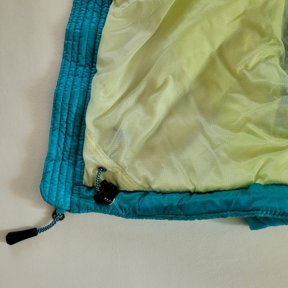 North Face Thermoball Eco Quilted Lightweight Full Zip Jacket Blue Green Medium - Picture 11 of 15